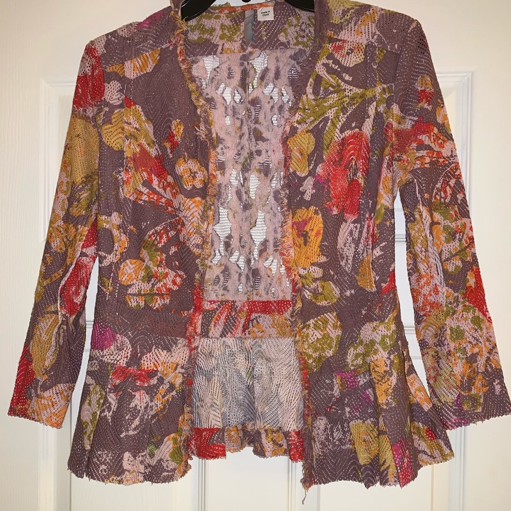 Floral blazer